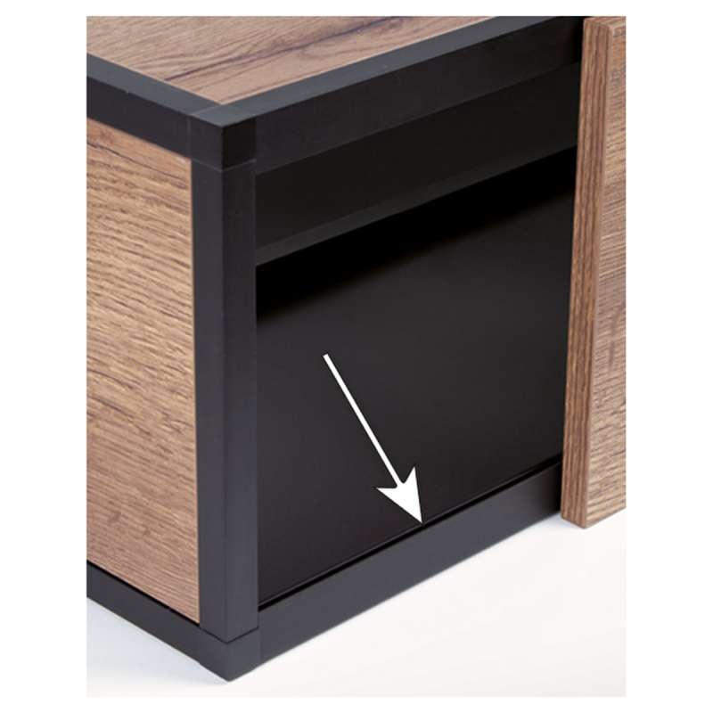 Cadro Profilé pour porte coulissante en applique : Partie basse - HETTICH