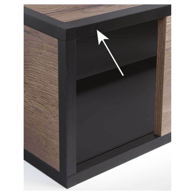 Cadro Profilé pour porte coulissante rentrante : partie haute - HETTICH