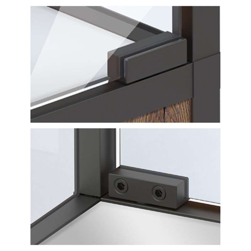 Cadro Vitrine Charnière de porte en verre - HETTICH