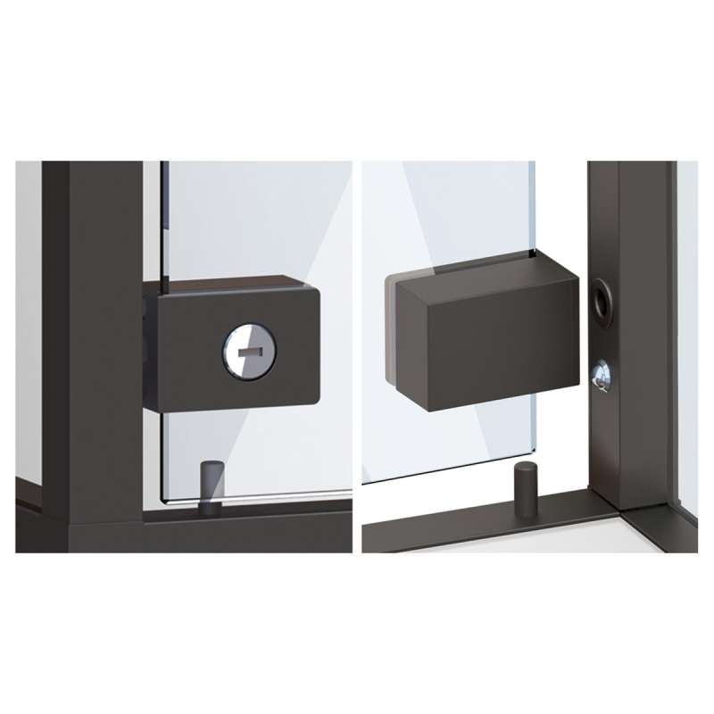 Cadro Vitrine Serrure pour porte en verre - HETTICH