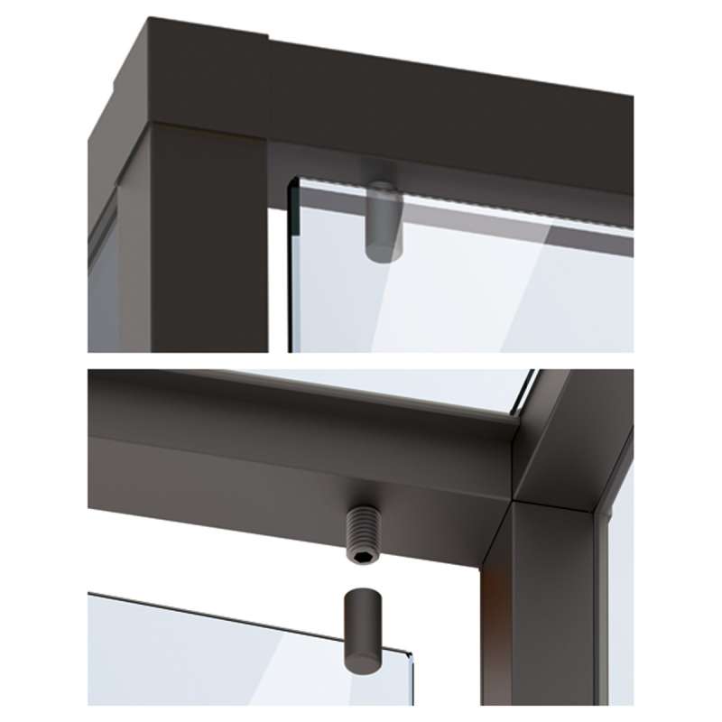 Cadro Vitrine Ferrure porte en verre - HETTICH
