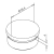 Embout de tube plat D.24,5 - MB2